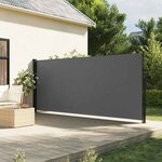 vidaXL Auvent latéral rétractable anthracite 180x300 cm