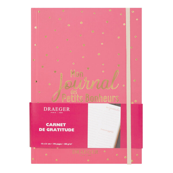 Journal de gratitude Mes petits bonheurs - F16071-Rose framboise - Draeger