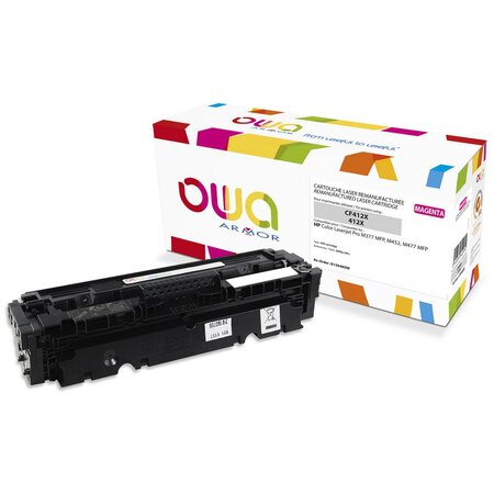 Toner d'encre remanufacturé, compatible pour HP 410X CF413X - Magenta