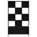 vidaXL Bibliothèque noir 102x28x172 cm bois d'ingénierie