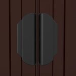 vidaXL Abri de jardin Marron foncé 192x108x223 cm Acier galvanisé