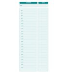 Carnet Spiralé 29 7x14cm - A Faire Ce Jour - 125 Feuilles - X 5 - Exacompta
