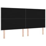 vidaXL Tête de lit design blocs géométriques gris foncé  200 cm en tissu