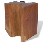 vidaXL Tabouret Bois de teck massif