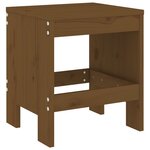 vidaXL Ensemble de bistrot de jardin 3 Pièces marron miel bois pin massif
