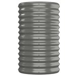 vidaXL Lit surélevé de jardin Acier enduit de poudre 152x40x68 cm gris