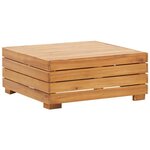 vidaXL Salon de jardin 2 Pièces avec coussins Bois d'acacia solide