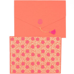 PAPERTREE MONSOON Lot de 5 Enveloppes (A5) - Orange