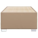 vidaXL Cadre de lit Cappuccino 90x190 cm Similicuir