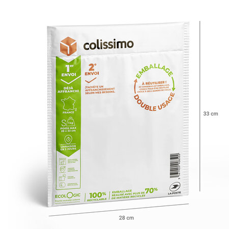 Pack essentiel 1 poch'emballages colis s/m/l x 30 - La Poste