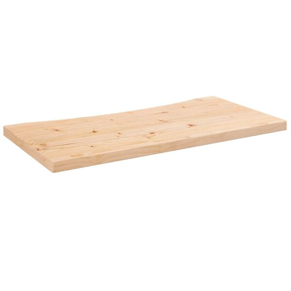 vidaXL Dessus de bureau 80x40x2 5 cm bois massif de pin