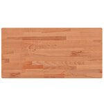vidaXL Dessus de table 100x50x1 5cm rectangulaire bois massif de hêtre