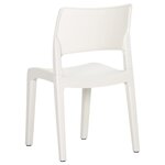 vidaXL Chaises de jardin lot de 2 Blanc Polypropylène