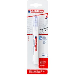 Stylo correcteur 7700 blister de 1 blanc 1-2 mm EDDING