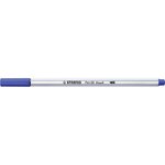 Feutre pointe pinceau Pen 68 brush bleu outremer STABILO