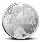 Médaille cupro-nickel Tarzan