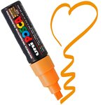 Marqueur Pte large biseautée POSCA PC8K 8mm Orange POSCA