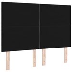 vidaXL Tête de lit à motif en blocs de diamants gris foncé 140 cm en tissu