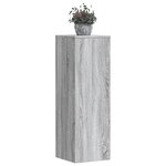 vidaXL Supports pour plantes 2 Pièces sonoma gris bois d'ingénierie