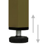 vidaXL Armoire de rangement Vert olive 80x35x101 5 cm Acier