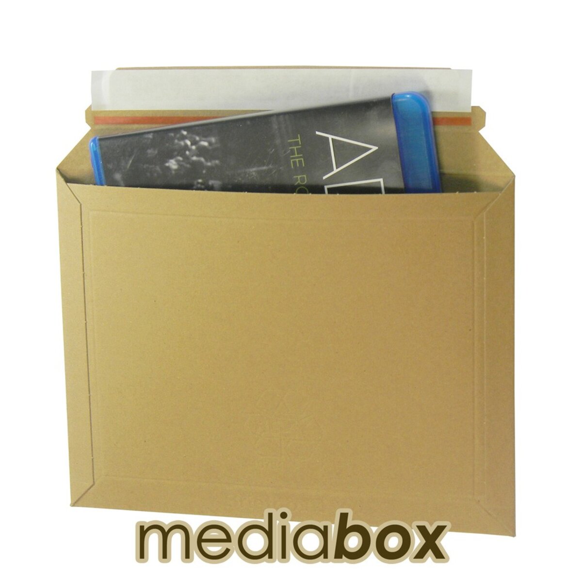 Lot de 100 enveloppes carton media-box pour 1 dvd / bluray - La Poste
