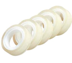 paquet de 5 rubans adhésif transparent 33 m x 12 mm HERLITZ