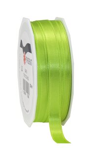Satin double face 25-m-rouleau 10 mm vert clair