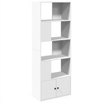 vidaXL Bibliothèque blanc 70x36x189 cm bois d'ingénierie