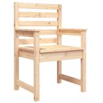 vidaXL Chaises de jardin 2 Pièces 60x48x91 cm bois massif de pin