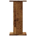vidaXL Supports pour plantes 2 Pièces vieux bois bois d'ingénierie