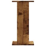 vidaXL Supports pour plantes 2 Pièces vieux bois bois d'ingénierie