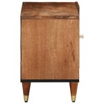 vidaXL Meuble TV 80x33x46 cm bois massif de manguier