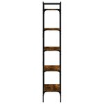 vidaXL Bibliothèque à 5 niveaux chêne fumé 56x31 5x174 cm