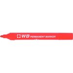 Marqueur permanent pointe ogive WB rouge