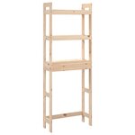 vidaXL Étagère de toilette 63x26x171 cm Bois de pin massif