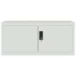 vidaXL Classeur gris clair 90x40x180 cm acier