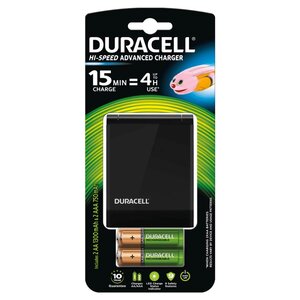 Duracell chargeur de piles hi-speed 15 min cef27