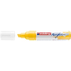Marqueur acrylique large 5000 jaune trafic 5-10 mm EDDING