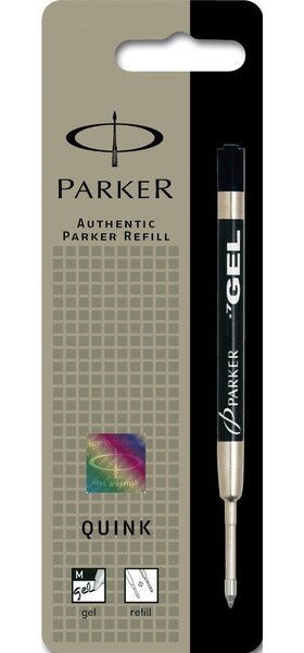 Recharge pour stylo bille encre gel Z46 Pointe moyenne noir PARKER