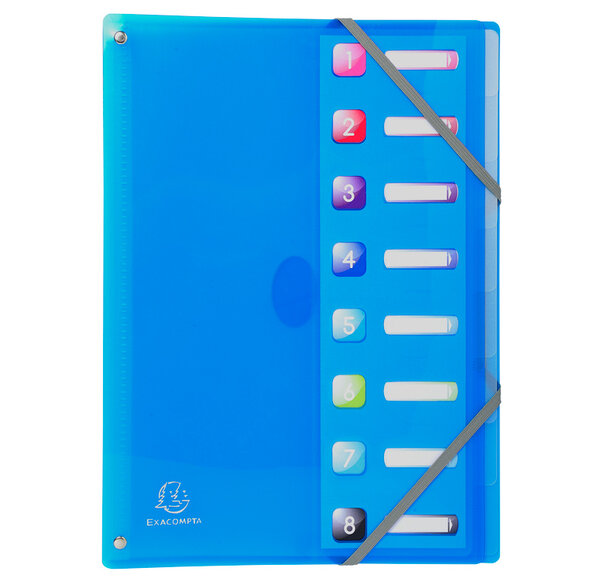 Trieur extensible 8C Iderama PP ass EXACOMPTA