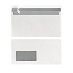 Enveloppe, grand format, avec fenêtre, blanc herlitz