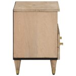 vidaXL Meuble TV 70x33x46 cm Bois massif de manguier