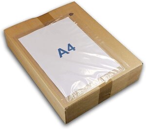 Lot de 500 pochettes porte-document a4 neutre