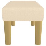 vidaXL Banc Crème 70x30x30 cm Tissu