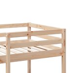 vidaXL Cadre de lit superposé sans matelas 90x190cm bois de pin massif
