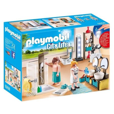 Playmobil 9268 - city life - la maison moderne - salle de bain