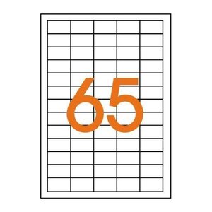 32500 Étiquettes Multi-Usage 38X21 2 500  Feuilles