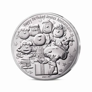 Snoopy - Monnaie de 100€ Argent