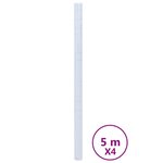 vidaXL Films pour fenêtre 4 Pièces dépoli motif d'étoiles PVC