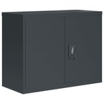 vidaXL Classeur anthracite 90x40x110 cm acier